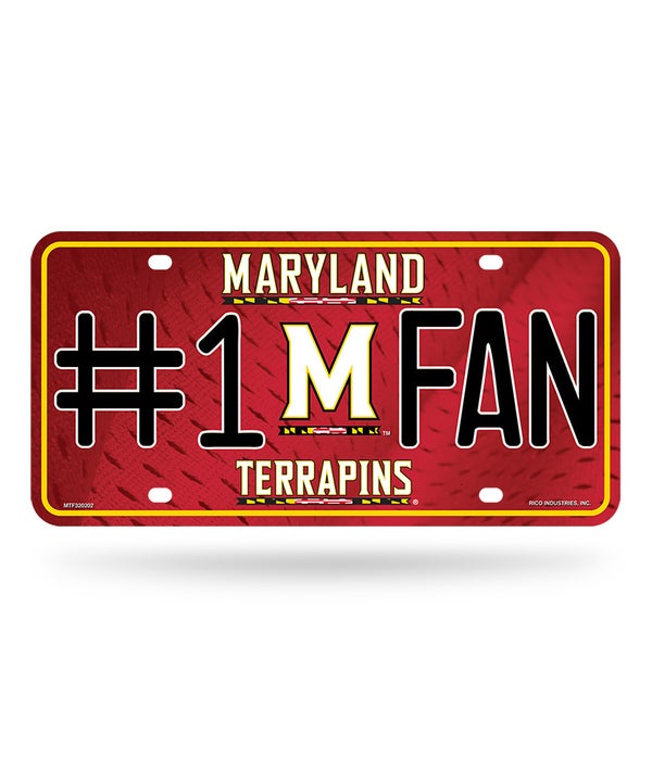 MD TERRAPINS LICENSE PLATE