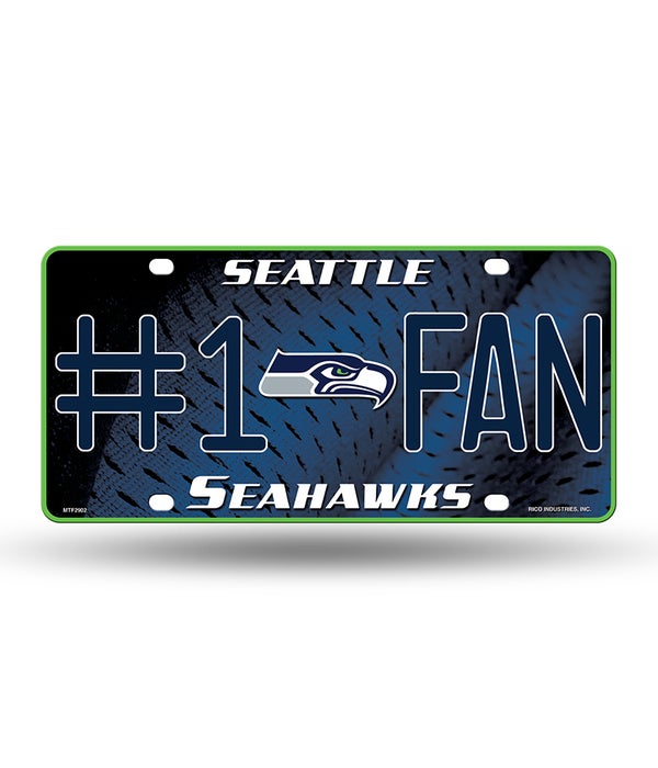 S SEAHAWKS LICENSE PLATE