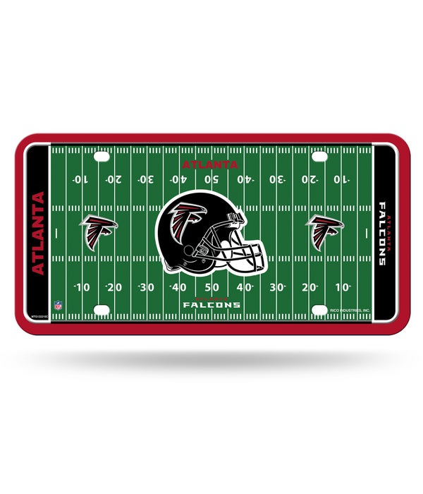 ATL FALCONS FIELD LICENSE PLATE