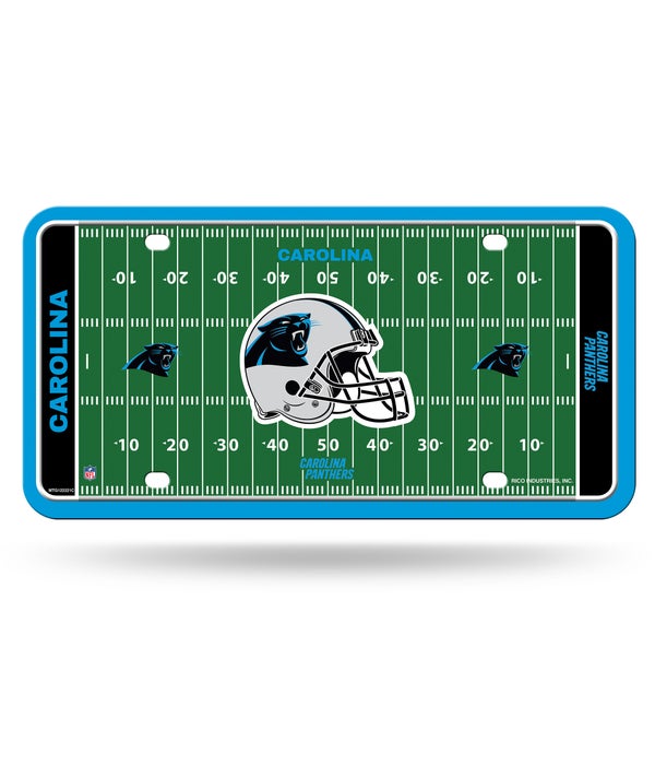 CAR PANTHERS FIELD LICENSE PLATE