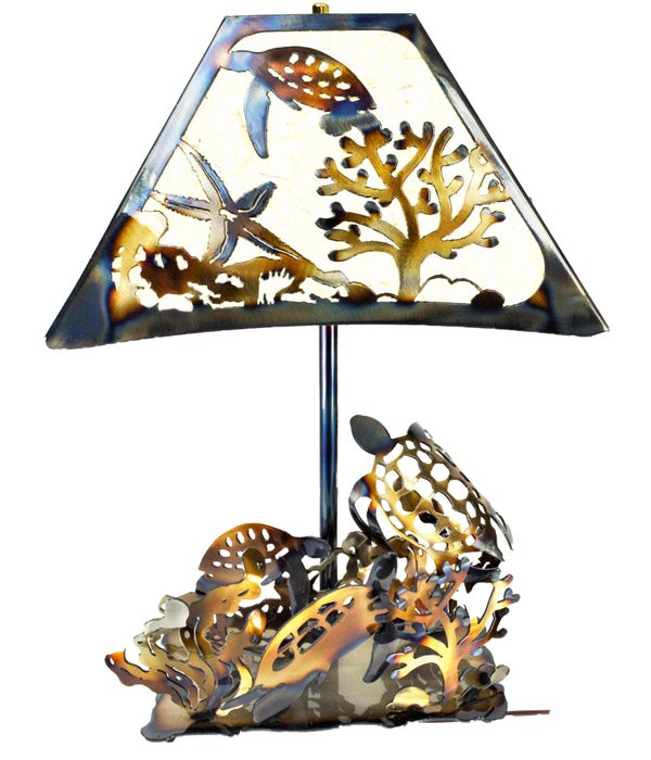 Shellback Sea Turtle Small Size Table Lamp