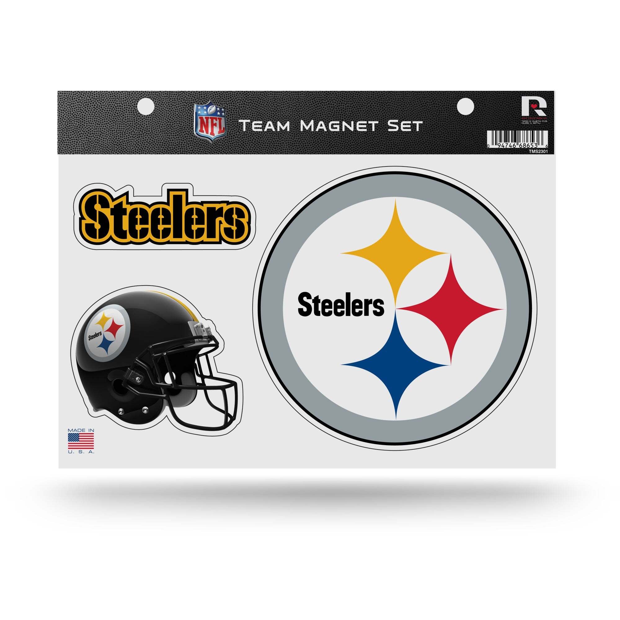 Pittsburgh Steelers NFL Helmet 12 Team Magnet