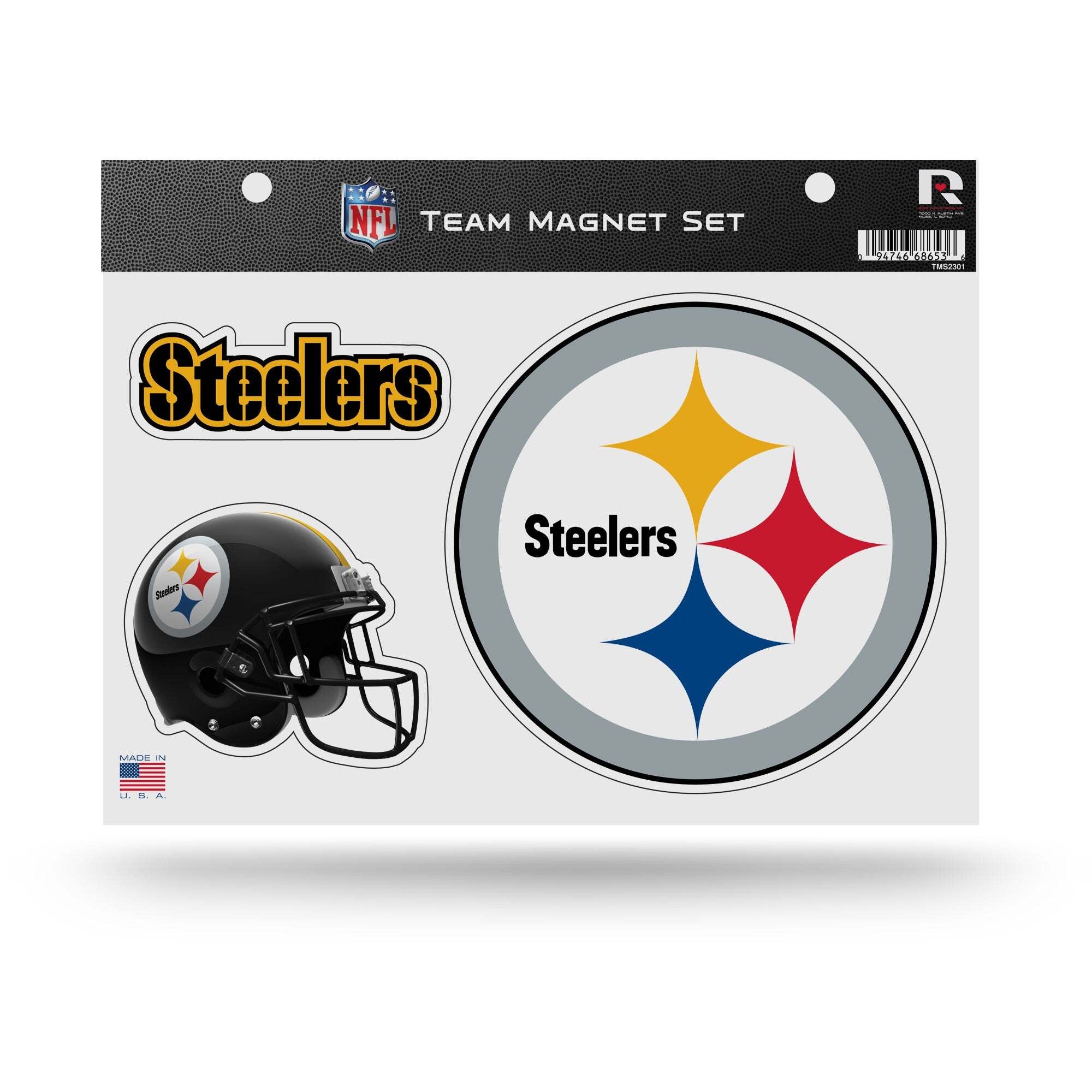 Officially Licensed NFL Pittsburgh Steelers Large Team Logo Magnet