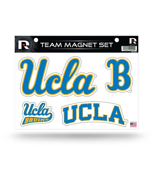 UCLA BRUINS TEAM MAGNET SET