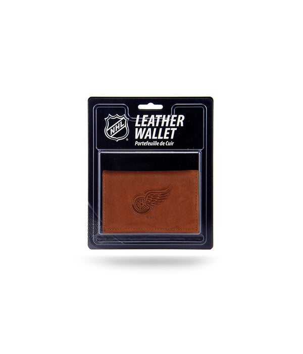 MANMADE LEATHER WALLET DETROIT RED WINGS
