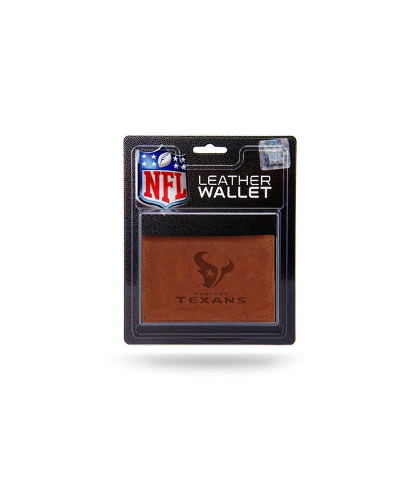 MANMADE LEATHER WALLET - HOU TEXANS