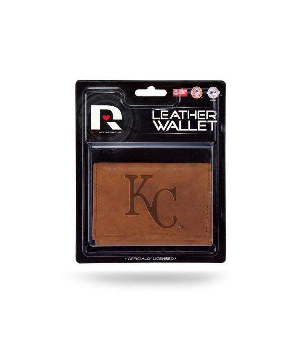 MANMADE LEATHER WALLET - KC ROYALS