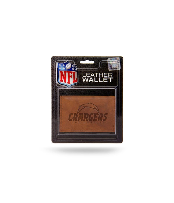 MANMADE LEATHER WALLET - LA CHARGERS