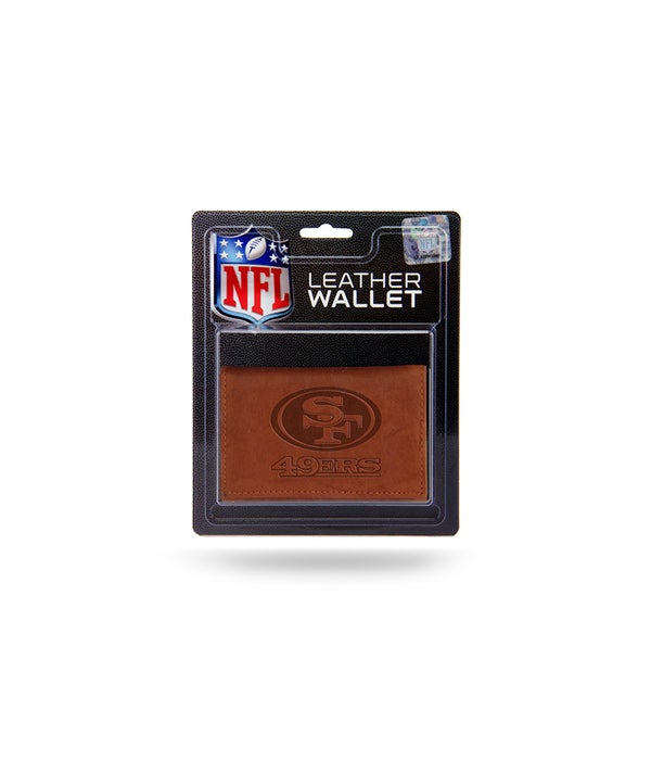 MANMADE LEATHER WALLET - SF 49ERS