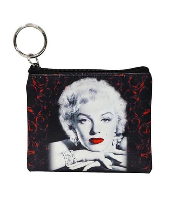 MARILYN MONROE COIN PURSE - RED LIPS #2