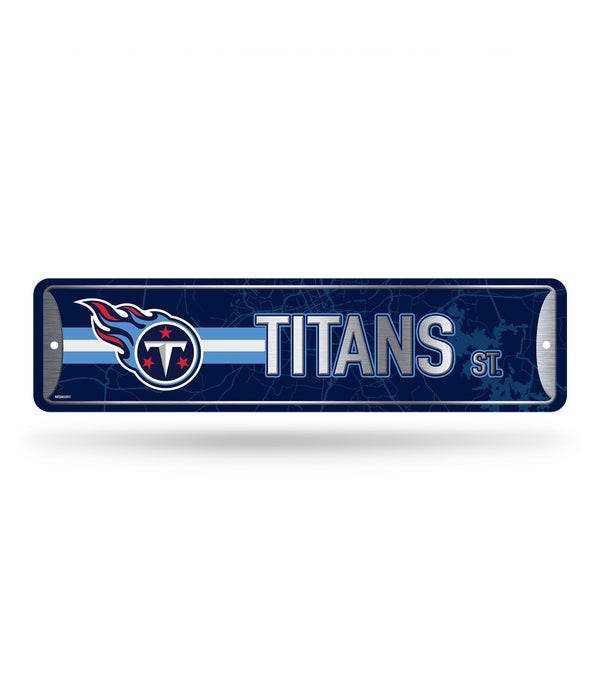 TENNESSEE TITANS METAL STREET SIGN