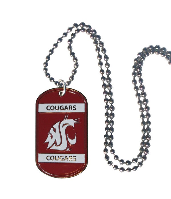 NECK TAG - WASH STATE COUGARS