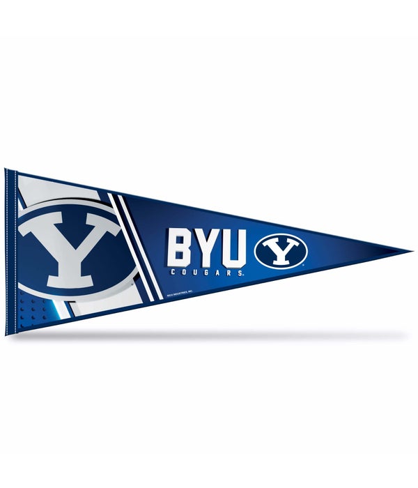 BRIGHAM YOUNG COUGARS 12" X 30" PENNANT