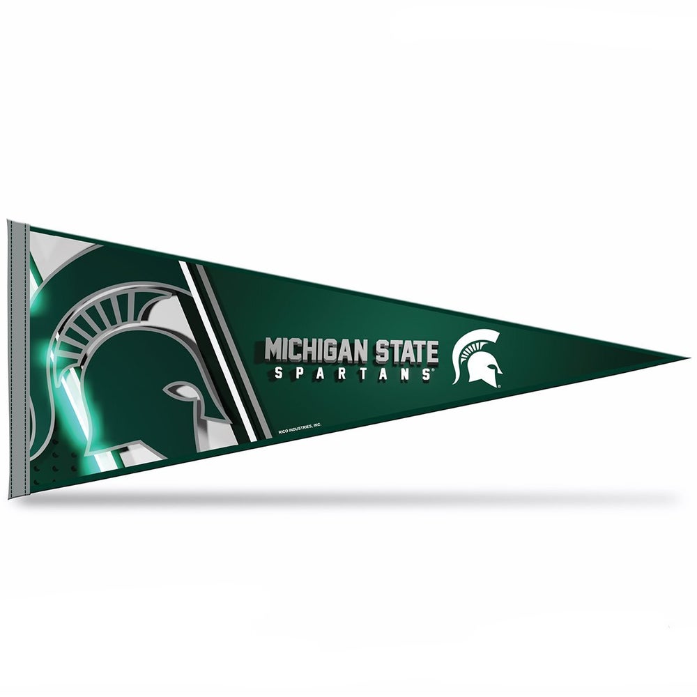 MICHIGAN STATE SPARTANS 12 X 30 PENNANT - michigan state spartans