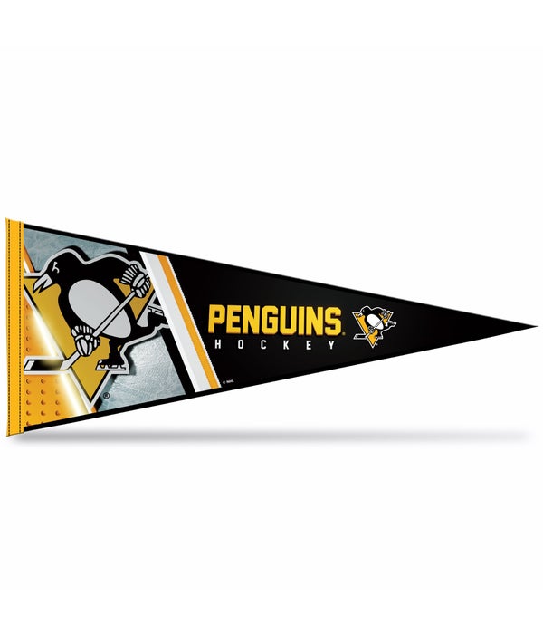 PITTSBURGH PENGUINS 12" X 30" PENNANT