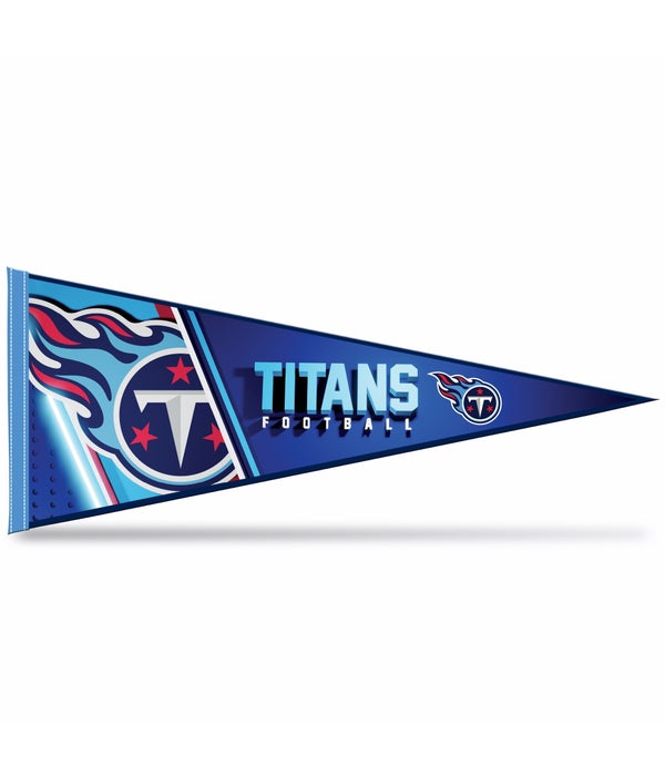 TENNESSEE TITANS 12" X 30" PENNANT