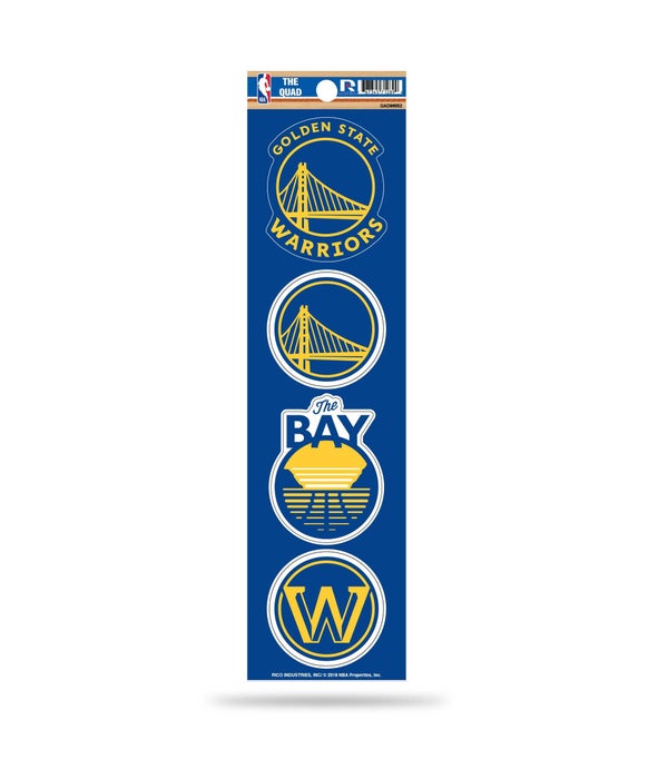 QUAD DECAL - GOLDEN STATE WARRIORS