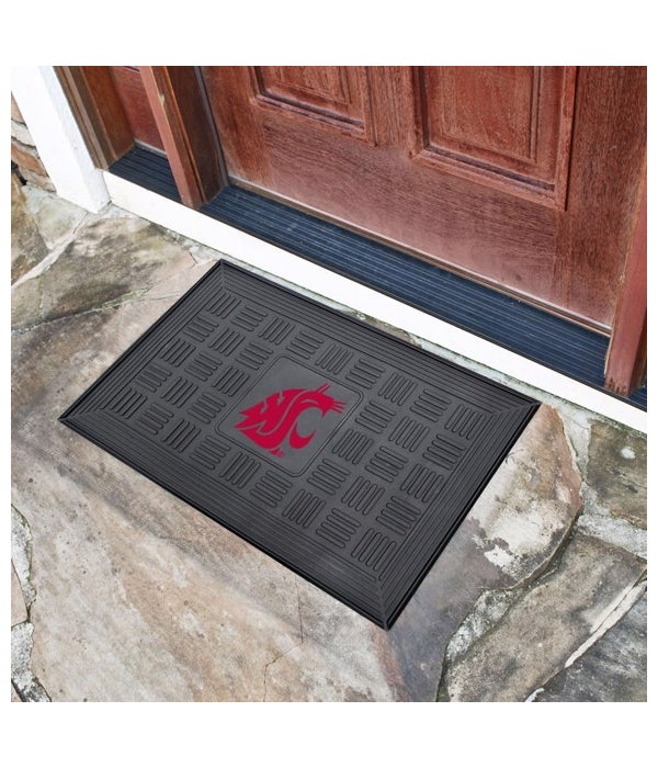 RUBBER DOOR MAT - WASH STATE COUGARS