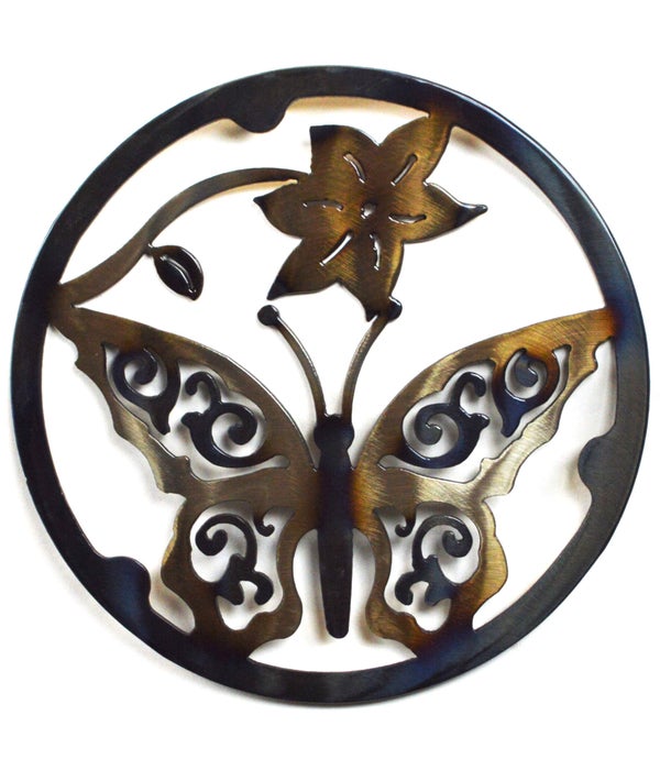 Butterfly  8 Inch-Round Trivet/Hot Pan Holder