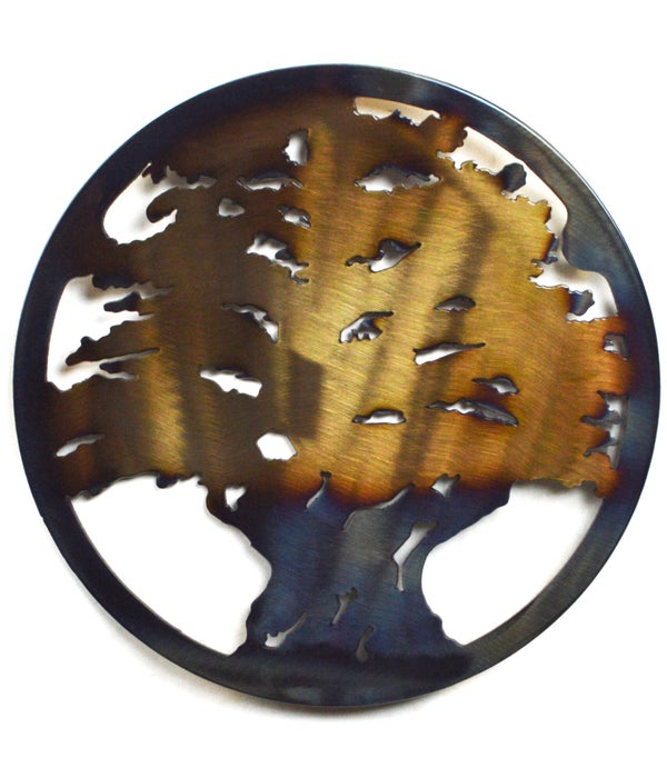 ANCIENT OLIVE TREE   8 Inch-Round Trivet/Hot Pan Holder