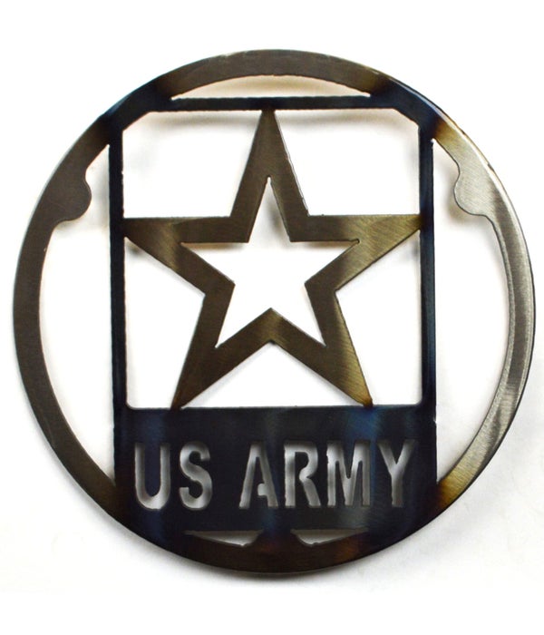 ARMY 10 Inch-Round Trivet/Hot Pan Holder