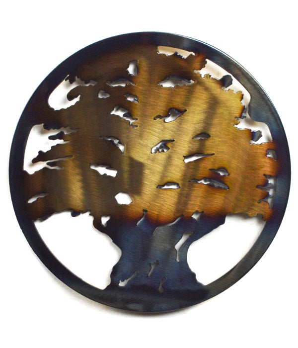 ANCIENT OLIVE TREE 10 Inch-Round Trivet/Hot Pan Holder