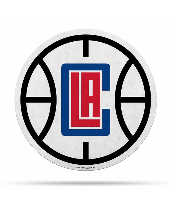 LOS ANGELES CLIPPERS LARGE SHAPE CUT PENNANT
