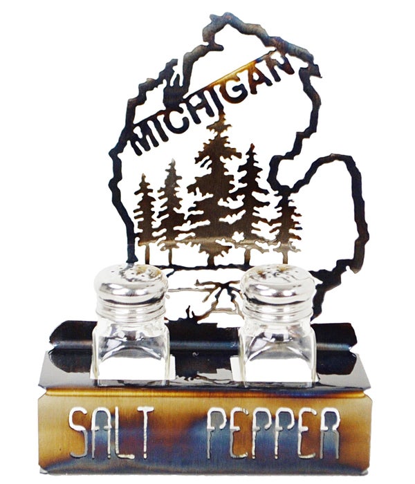Michigan Mitten 6.5x8.5 Inch-Salt & Pepper Set