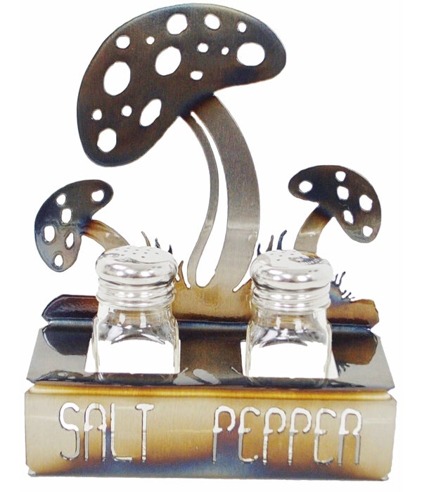 MUSHROOM 6.5x8.5 Inch-Salt & Pepper Set