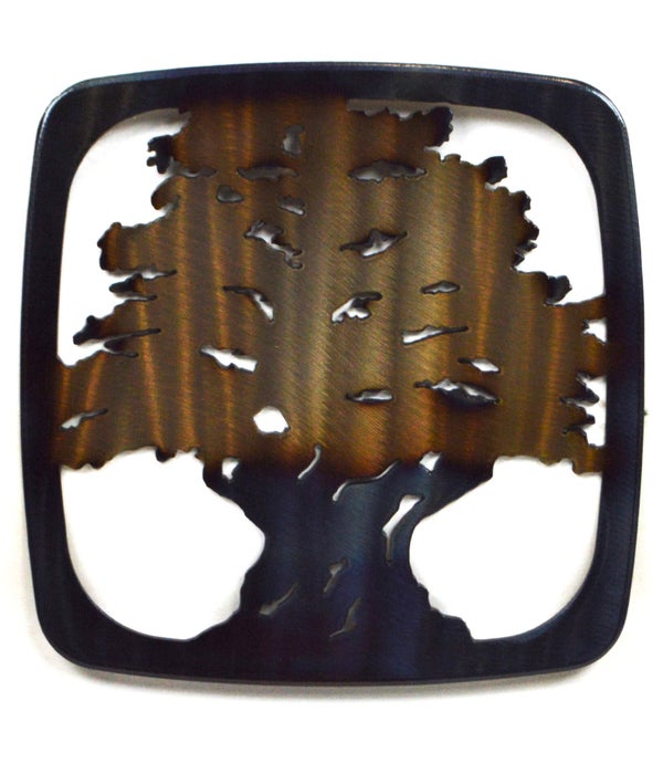 ANCIENT OLIVE TREE 7 Inch-Square Trivet/Hot Pan Holder