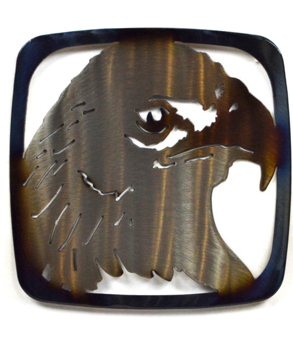 Eagle Head 9 Inch-Square Trivet/Hot Pan Holder