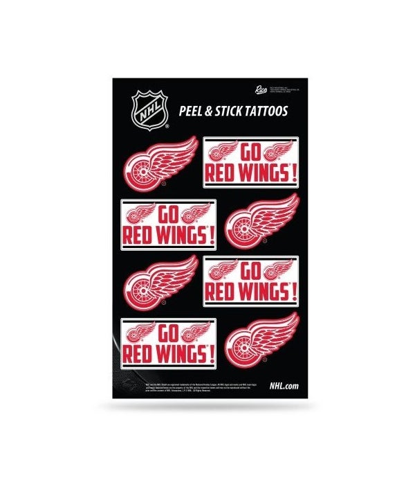 TATTOO VARIETY PACK - DET REDWINGS