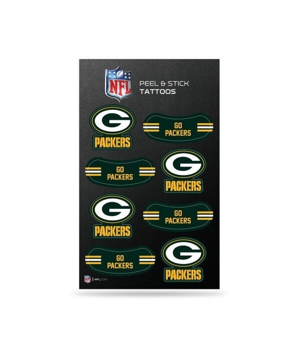 TATTOO VARIETY PACK - GREEN BAY PACKERS
