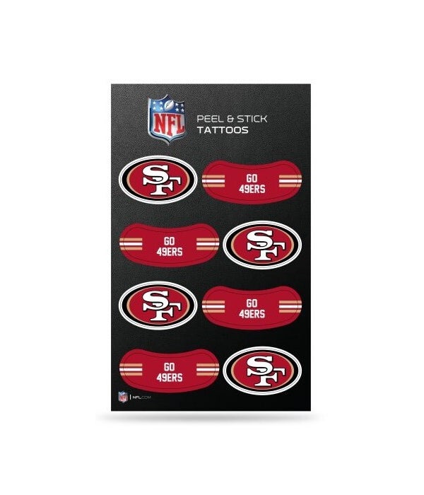 TATTOO VARIETY PACK - SF 49ERS