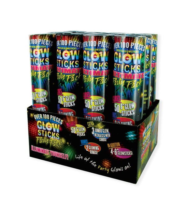 Glowsticks Ultimate Party Pack 12PC