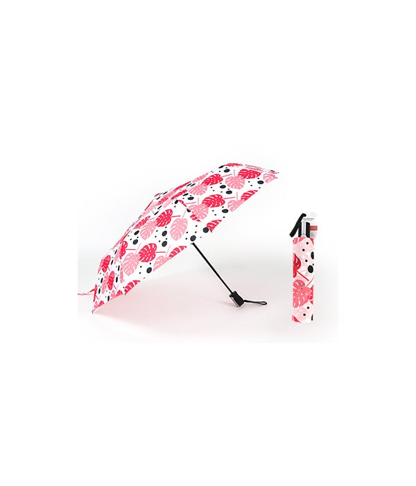 Pink Palm Compact Umbrellas 3PC Discontinued