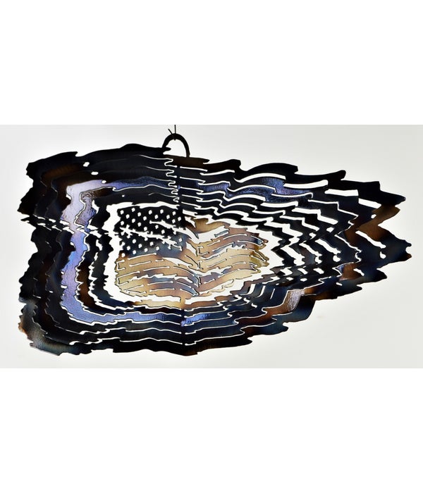 TATTERED FLAG13.5 Inch-Wavy Wind Spinners