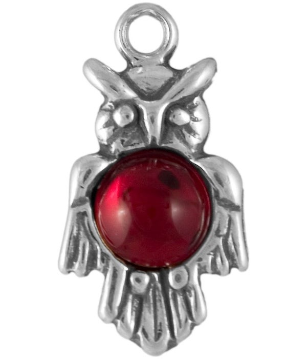 RED CRYSTAL OWL