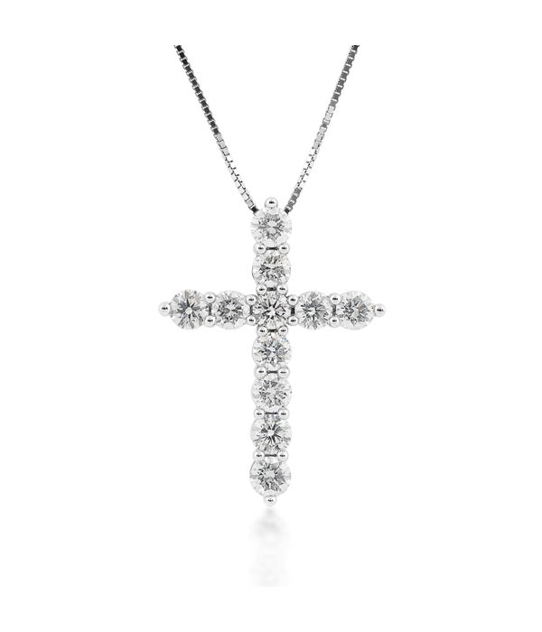 SPECIAL OFFER - 1 CTTW Lab Grown Cross Pendant