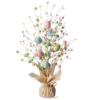 Easter Egg, Beads and Berries Tree