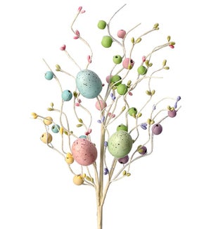 Easter Egg, Beads and Berries Spray