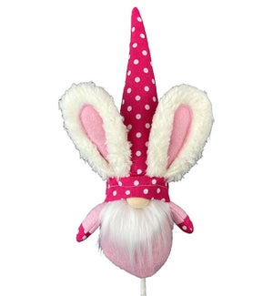 Pink Bunny Gnome Pick