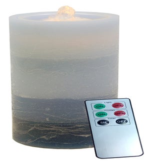 Fountain Candle w/Remote