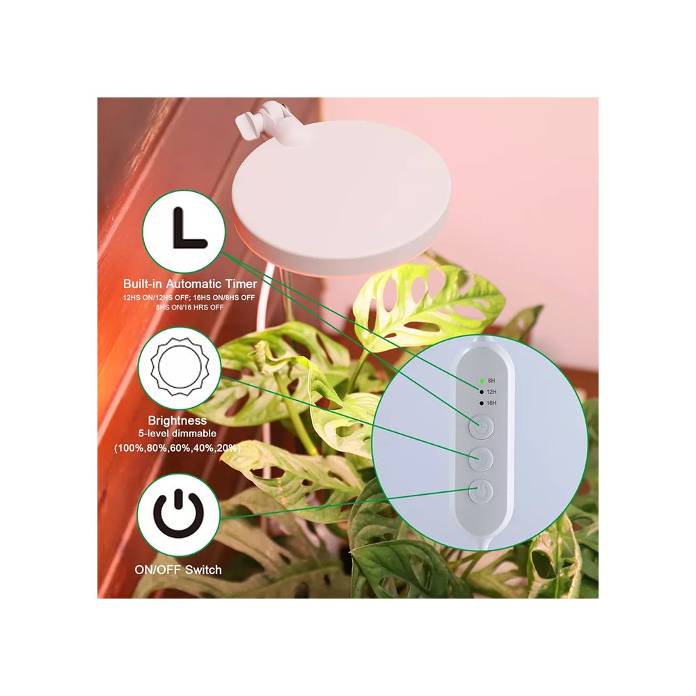 LED Grow Light w/Timer