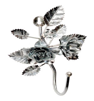 Silver Galvanized Rose Hook