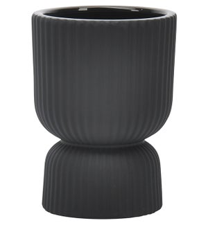 Modern Ribbed Vase