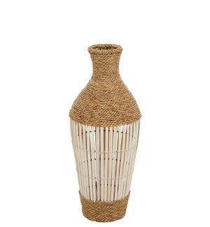 Boho Bamboo Rope Small Vase
