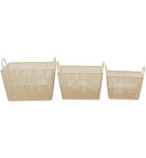 Rectangle Storage Baskets - Set/3
