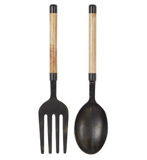 Spoon and Fork Wall Art - Set/2