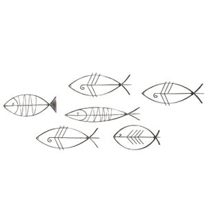 Fish Wall Art - Set/6 